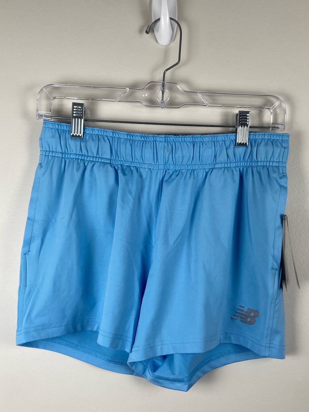 New Balance Women's Light Blue Performance Running Shorts Small